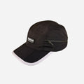 Beyond Arno foldable trail cap with zipped pocket in pine, side view